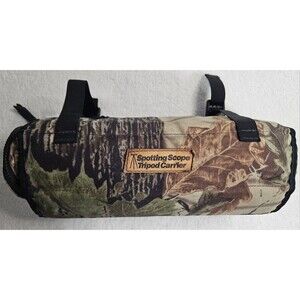 Spotting Scope Tripod Carrier Camouflage Padded Bag Hunting Gear Accessory